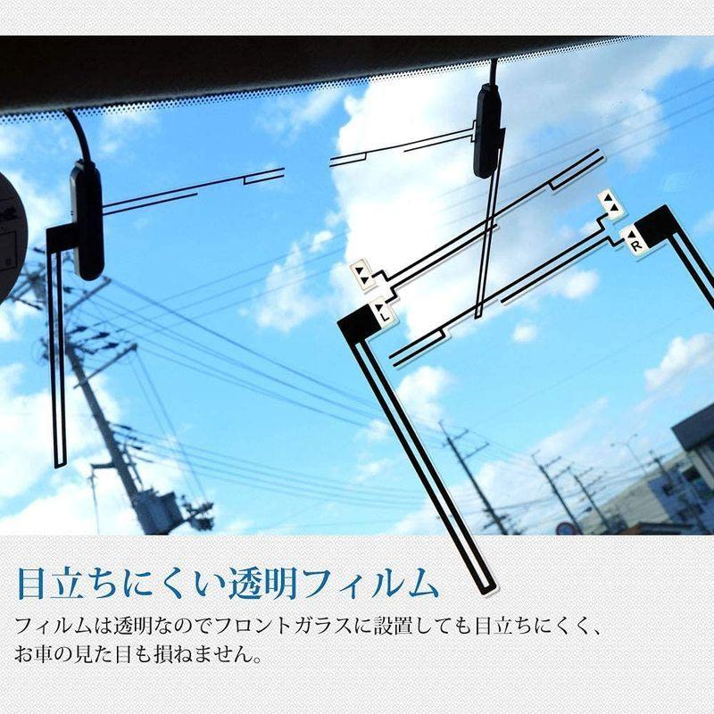 地デジアンテナ フィルムアンテナ Sma端子 ワンセグ フルセグ対応 地デジチューナー用 I650 車載用地デジチューナー