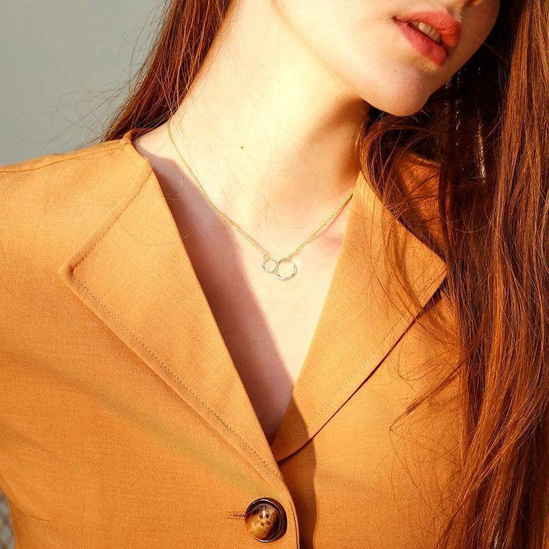 Agvana K18 ゴールド ネックレス レディース メビウス サークル 18kペンダント 金属アレルギー対応 女性 人気 アクセサリー ななさだ 通販 Yahoo ショッピング