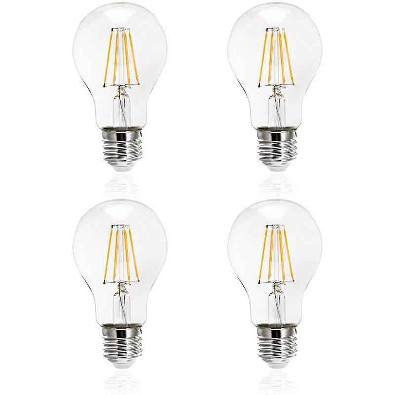 Tengyuan LED電球 40W形相当 E26口金 フィラメント電球 4W 電球色 450lm クリアタイプ エジソン レトロ電球 A6 :20220405194415-01176:ななさだ - 通販 - Yahoo!ショッピング Tengyuan LED電球 40W形相当 E26口金 フィラメント電球 4W 電球色 450lm クリアタイプ エジソン レトロ電球 A6 :20220405194415-01176:ななさだ - 通販 - Yahoo!ショッピング