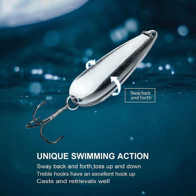 Thkfishルアーセット渓流 ルアースプーン ルアー渓流釣りボトムノックスイマー釣り スプーンー15g 5個 ななさだ 通販 Yahoo ショッピング