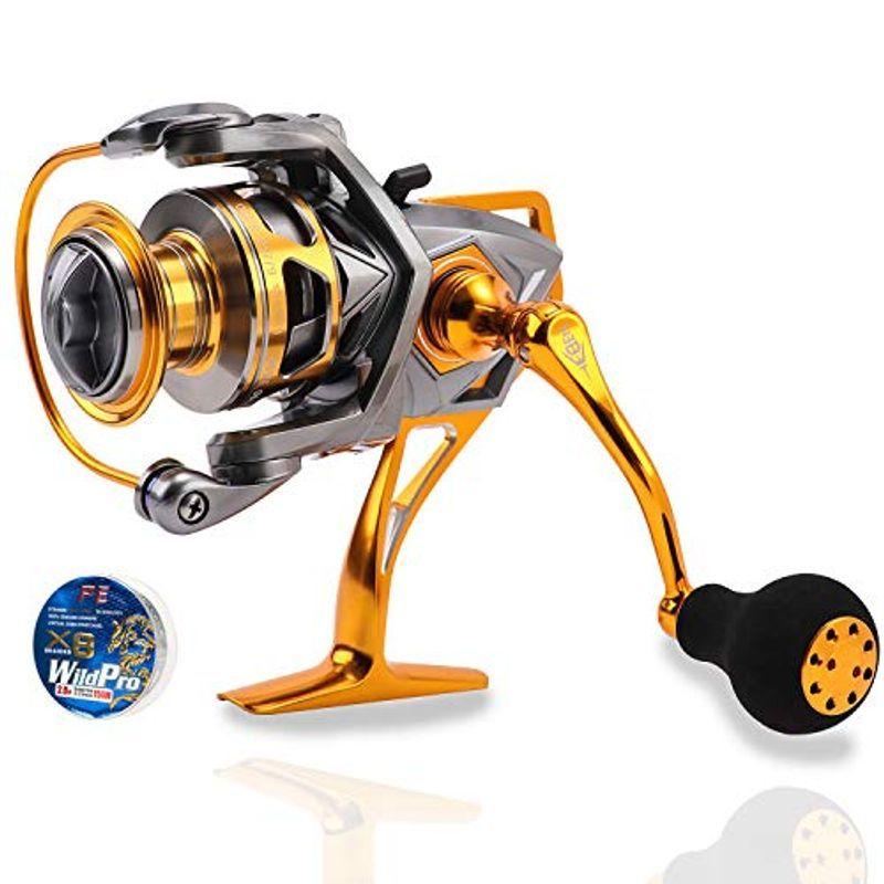 公式売れ筋 Hakawafly 9bb 1rb スピニングリール 海釣り Pe X8糸付き 9bb 1rb 軽量 遠投 海釣り 渓流 淡水 リール 海水対応 汎用 ショアジギング バス 005 ななさだ 売り出しオーダー