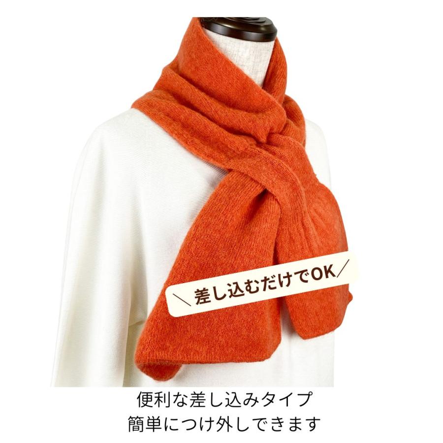 THE BLUE BRIDGE オレンジマフラー アルパカ｜ベビー アルパカ