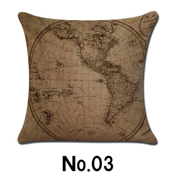 ヨーロッパ　ランドマーク　クッションカバー ４枚セット！ ヨーロッパ ランドマーク クッションカバー 4枚セット！ V