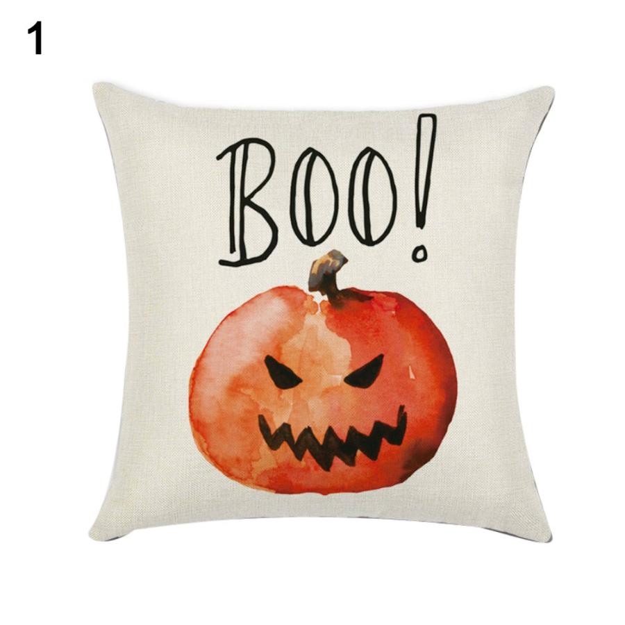 ハロウィン クッションカバー 全6種類 45×45センチ ファスナー付き