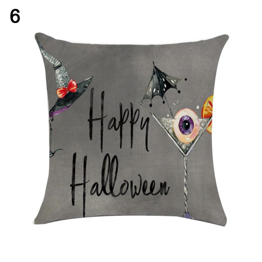 ハロウィン クッションカバー 全6種類 45×45センチ ファスナー付き