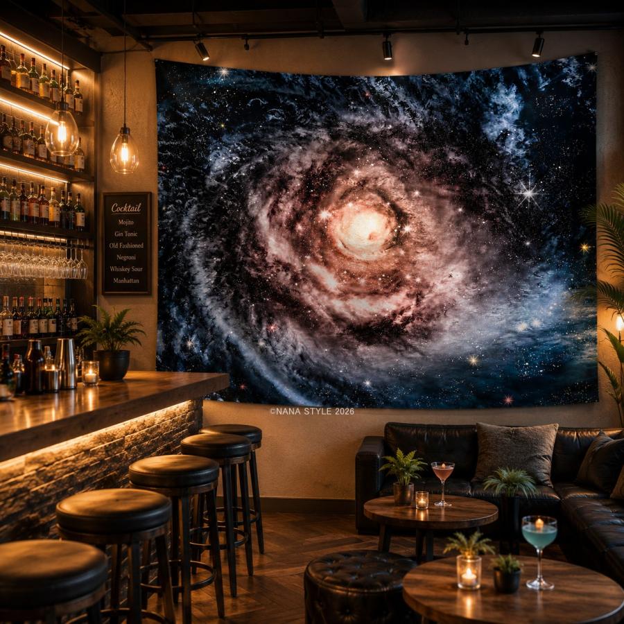 タペストリー 宇宙・星・月 おしゃれ壁掛け 背景布 装飾布 大きい 厚手
