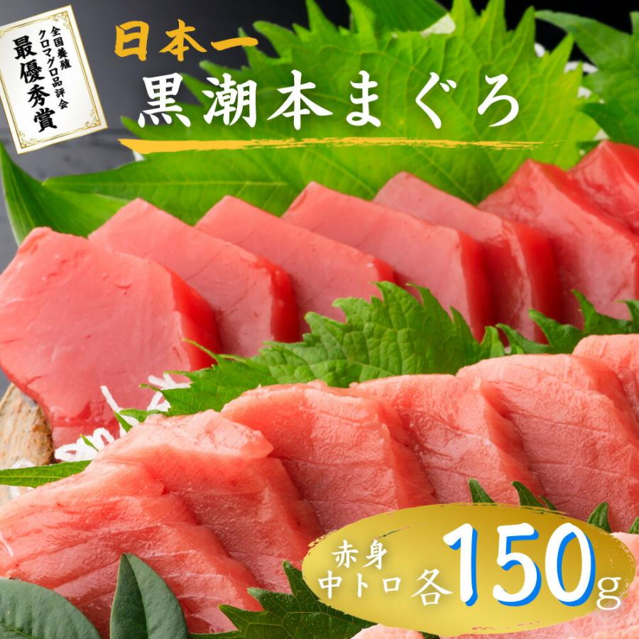 最優秀賞受賞 黒潮本まぐろ 赤身・中トロ 各150g セット 高知 土佐 大月町 冷凍 養殖 本鮪 黒鮪 マグロ 丼 刺身 寿司 ギフト ...