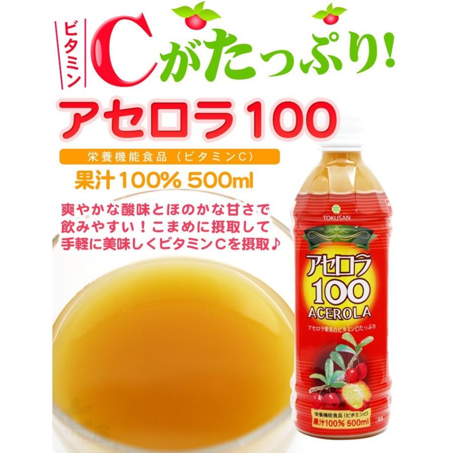 アセロラ100 500ml 果汁100％ : 沖縄百貨店七屋 - 通販 - Yahoo
