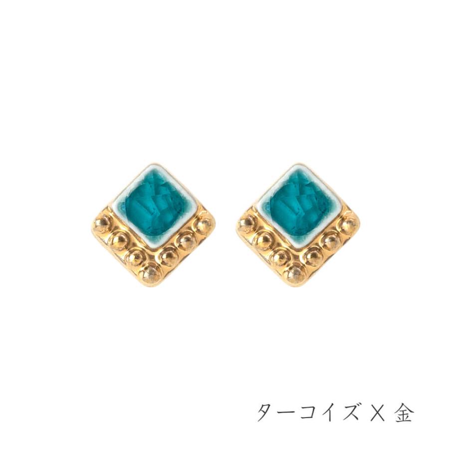 レトロ ピアス・イヤリング : やきものアクセサリー 七窯社 レトロ ピアス・イヤリング : やきものアクセサリー 七窯社