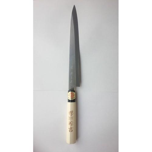 ダイキチ】柳刃包丁 堺源吉作 ハガネ刺身庖丁【 210mm 】 : ナンバ