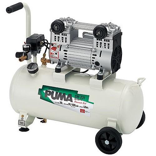 【大型送料適用商品】【SK11】コンプレッサー エアコンプレッサSW−231【SW−L30LPF−01】の画像