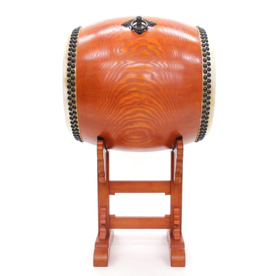 長胴太鼓1尺5寸 木目胴特級品 革面直径45cm・木目製・牛革・桧バチ付 
