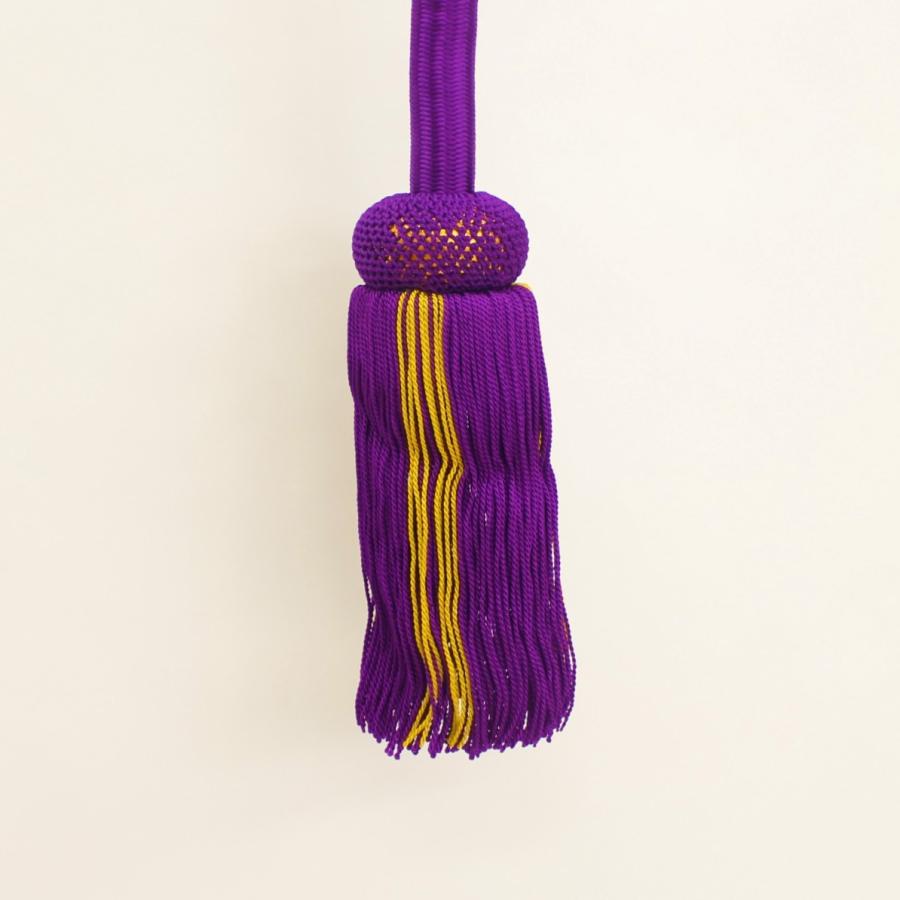 太鼓飾り紐 1尺6寸用(太鼓の革の直径48cm) 紫色 山車・曳太鼓・装飾