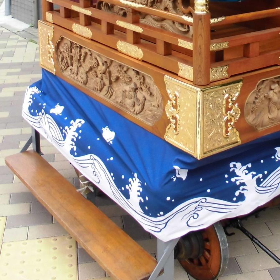 木製祭りの山車 提灯 小太鼓付き 木製祭りの山車 提灯 小太鼓付き