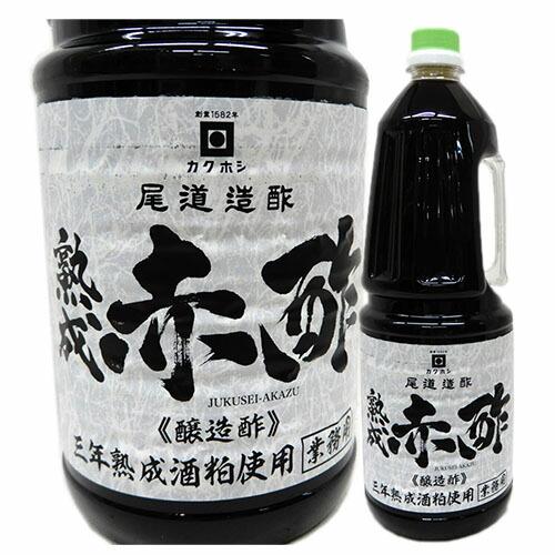 【尾道造酢】カクホシ　熟成赤酢　1800ml×6本セット　3年熟成酒粕使用　※【送料無料(北海道・東北・沖縄以外)】_1