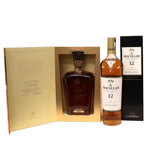 高級ウイスキー2本セット マッカラン12年 シェリーカスク 40度700ml