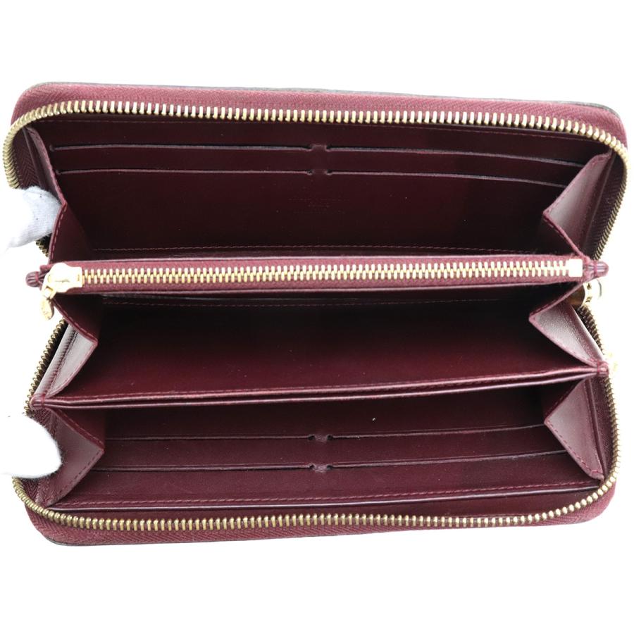 ルイヴィトン LOUIS VUITTON ウ゛ェルニ ジッピーウォレット M91536
