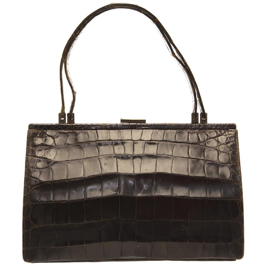 COMTESSE（コンテス） クロコダイル ハンドバッグ : なんでも鑑定局