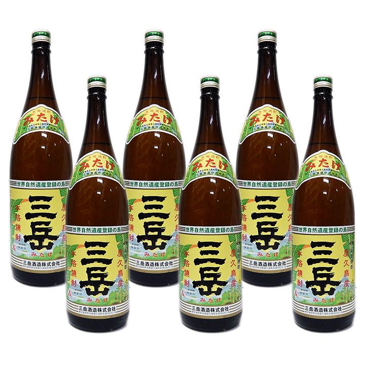 期間限定値下げ中】三岳 芋焼酎 25度 1800ml×6本セット : なんでも酒店  