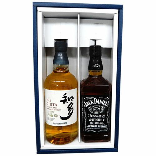 ハイボールが旨い ウイスキー2本セット 知多、ジャックダニエル