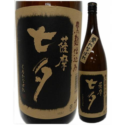 水割りやお湯割に相性が抜群。 田崎酒造 芋焼酎 黒七夕 1800ml[鹿児島