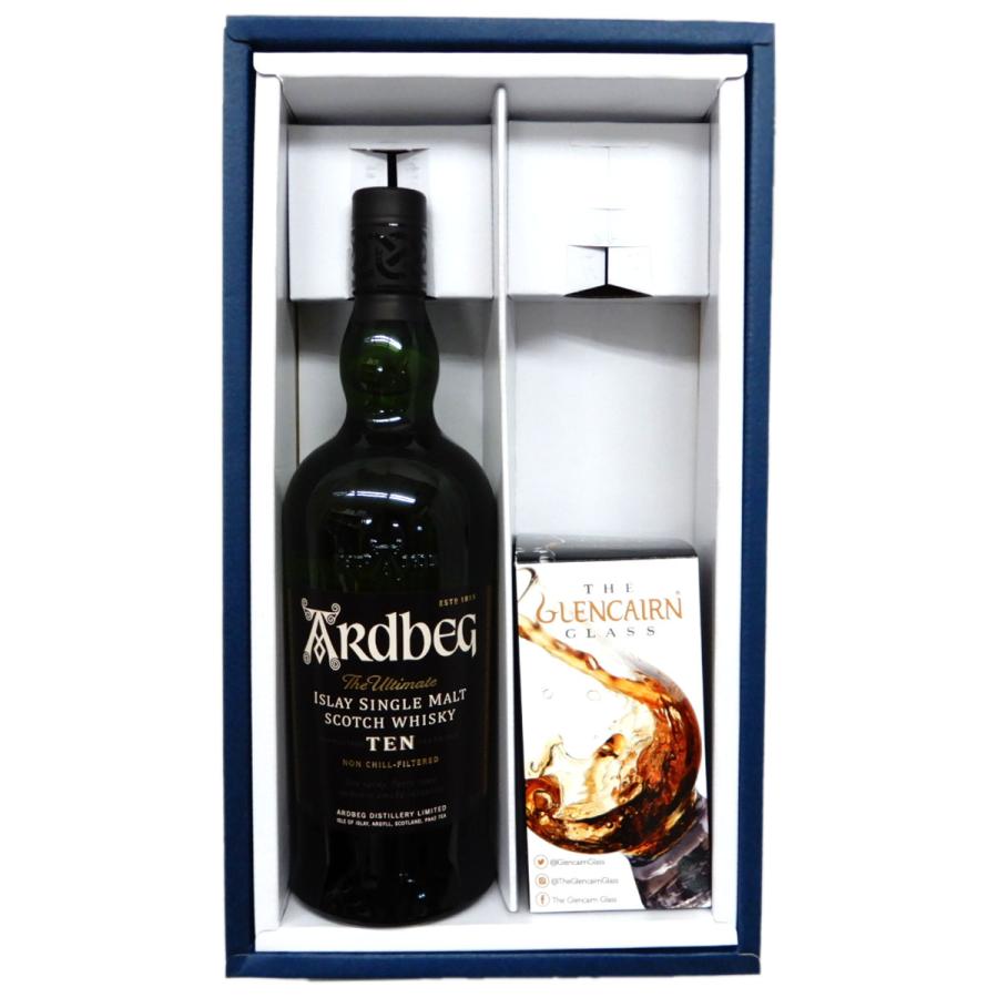 Ardbeg TEN ウイスキー 700ml グラス付き アードベッグ 10年グラス付き