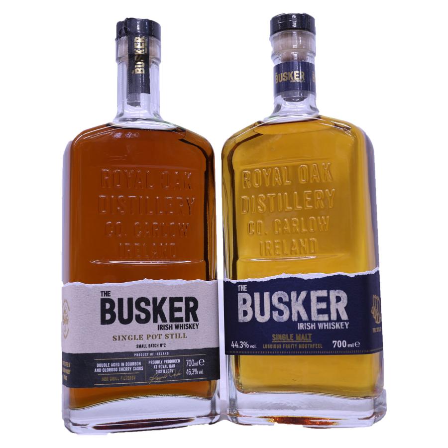 バスカー スモールバッチ シングルモルト＆ポッドスチル 700ml 2本セット バスカーアイリッシュウイスキー2種飲み比べ スモールバッチポット