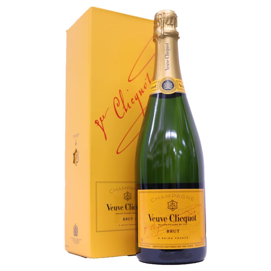 品質はただひとつ、最高級だけ シャンパーニュ・ヴーヴ・クリコ イエローラベル ブリュット 750ml 12度 箱入り : なんでも酒店 ...