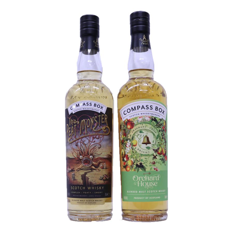 コンパスボックス2種2本 オーチャードハウス46度,ピートモンスター46度