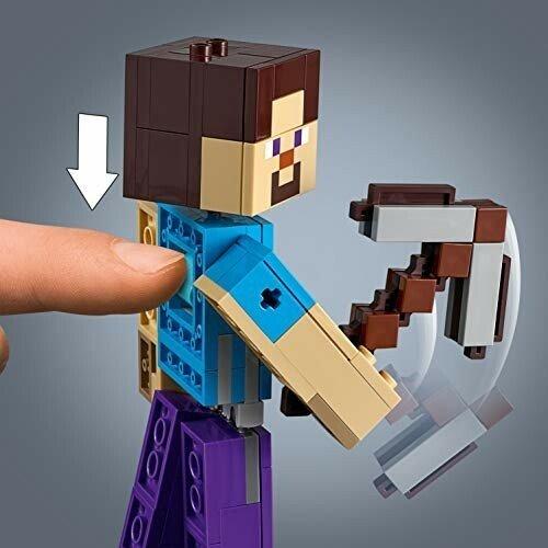 レゴ Lego マインクラフト マインクラフト ビッグフィグ スティーブとオウム ブロック おもちゃ 男の子 なんでもターフyahoo 店 通販 Yahoo ショッピング