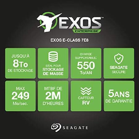 Seagate ST4000NM0115 4TB Exos 7E8 SATA 6 Gb/s Enterprise NAS HDD (New with 　) 512e 128MB 3.5 Inch 7200 RPM Hard Drive｜nandy｜02