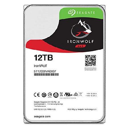 Seagate IronWolf 12TB NAS Internal Hard Drive HDD - CMR 3.5 Inch SATA 6Gb/s 7200 RPM 256MB Cache for RAID Network Attached Storage - Frustration Free｜nandy｜02