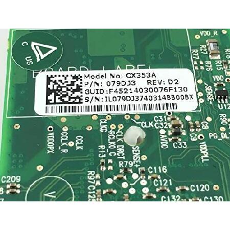 Dell MCX353A-FCBT メラノックス ConnectX-3 VPI CX353A FDR InfiniBand 56GbE/40GbE シングル QSFP+ RDMA_並行輸入品｜nandy｜02