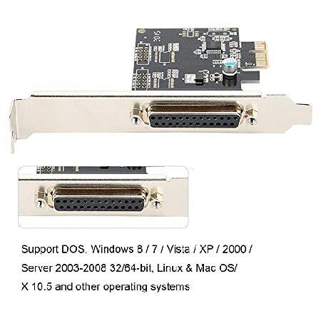 DOS Windows MAC Linux用プリントポートLPTカード fosa PCIEからパラレルポートカード PCI-E LPTプリンターカード 9805チップ、SPP PS2 EPPおよびECP並行輸入品｜nandy｜06