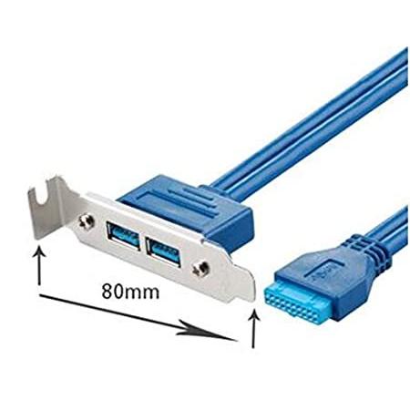 【即納】 Female A 3.0 USB Port 2 Cables SATA 特別価格Micro Low 500mm好評販売中 - Profile その他PCサプライ、アクセサリー