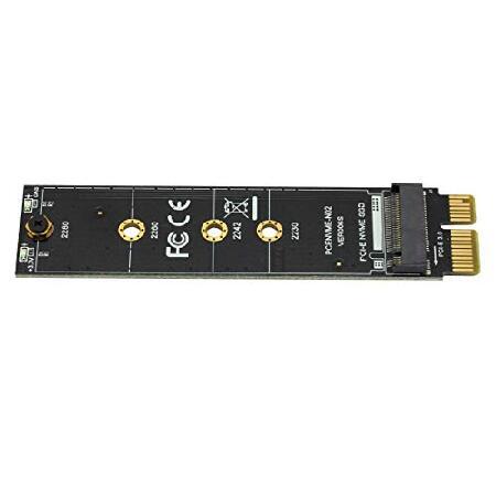 高品質な検査 JMT PCI-E PCI Express 3.0 X1からM.2 MキーインターフェイスNVMe SSD PCIE M.2ライザーカードアダプターヒートシンクSSD 2230 2242 2260 2280フルス並行輸入品