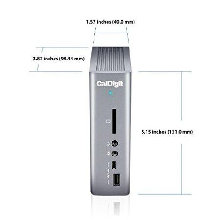 CalDigit (カルディジット) TS3 Plus Thunderbolt 3ドック - 87W充電 7X USB 3.1ポート USB-C Gen 2 DisplayPort UHS-II SDカードスロット ギガビットイーサネッ｜nandy｜06