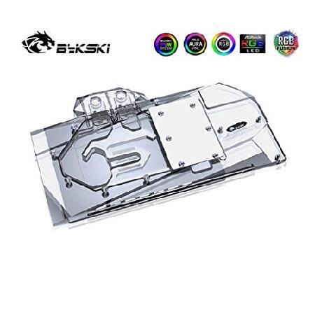 安価 ワタナベ Bykski GPU Waterblock - for MSI RTX 3080 RTX 3090 Gaming X Trio SUPRIM X OC， GPU Water Liquid Cooler with Metal Backplate (5V 3-Pin ARGB RBW並行輸入品