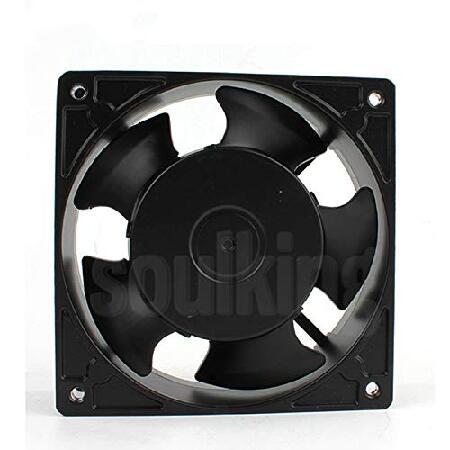 特別セーフ KA1238MA2 KAKU 220-240V 120mm Fan - 0.08/0.07A 12038 2-Wire Cooling Fan並行輸入品