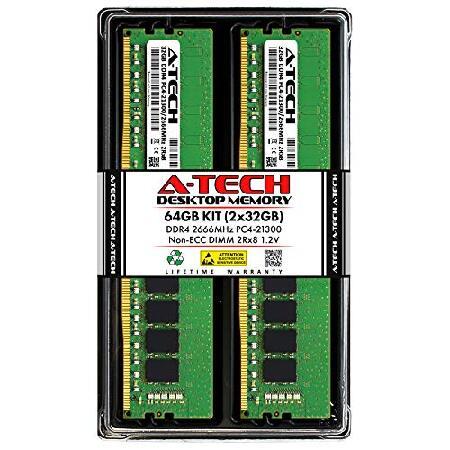 紫③ エーテック A-Tech 64GB (2x32GB) RAM for MSI (Micro Star) X299