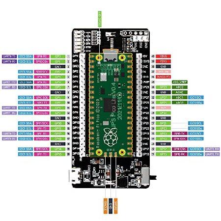 GeeekPi Raspberry Pi Pico / Pico W UPS Power Supply Uninterruptible UPS HAT,Support 18650 Lithium Battery Charger Power Bank Power Management Expansio｜nandy｜05