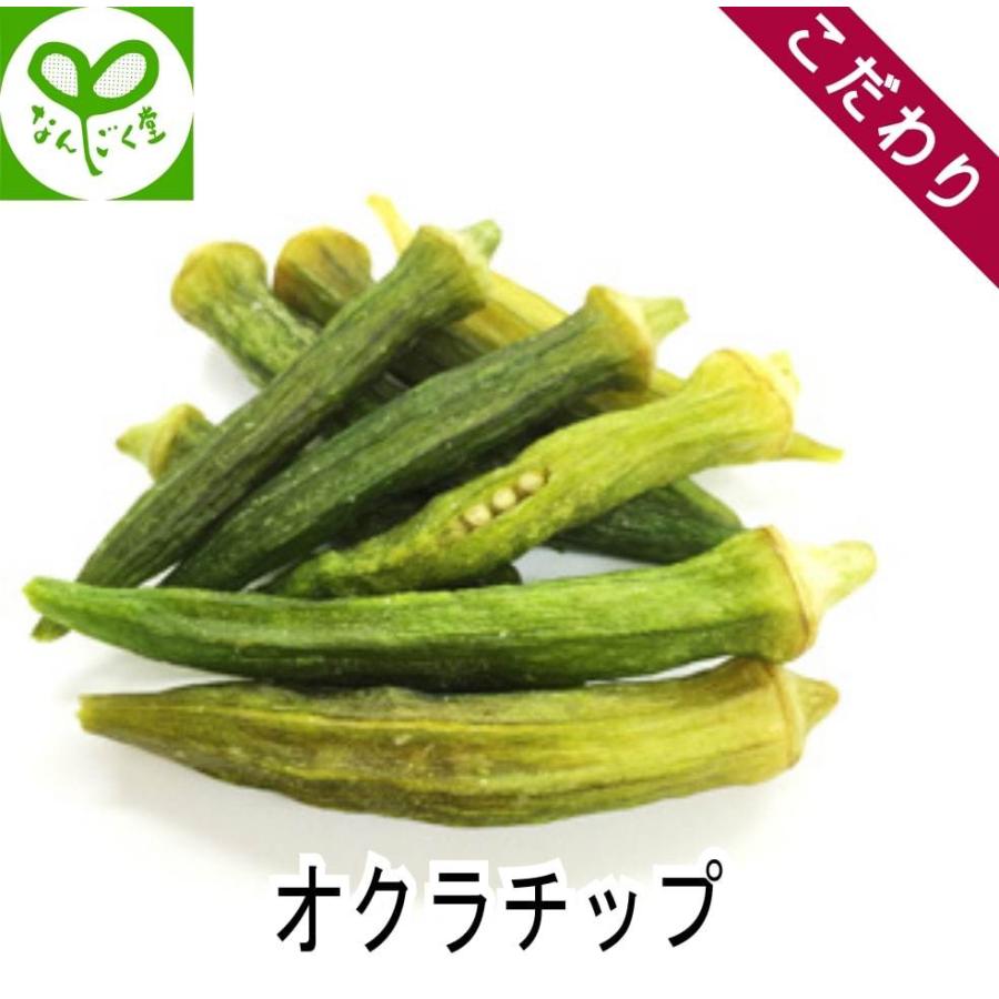 ドライフルーツ オクラチップ 150g 野菜チップ オクラ チャック付き｜nangokudo