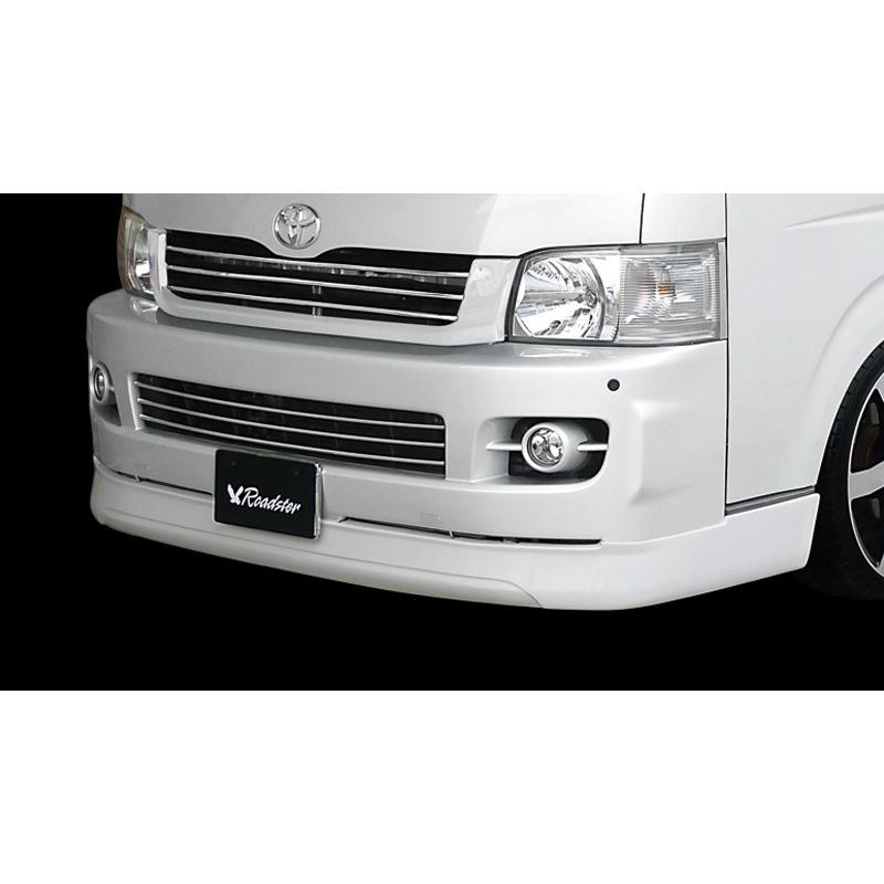 ハイエースワイドLUX MODEL SP フロントハーフスポイラー 200ハイエース LUX MODEL フロントハーフスポイラー ワイドボディ : 何