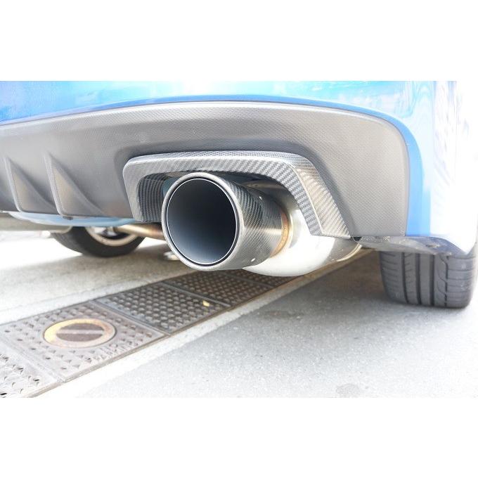 wrx 専用出品 WRX-STI/S4専用ドライカーボン製エキゾーストフィニッシャー2点セット