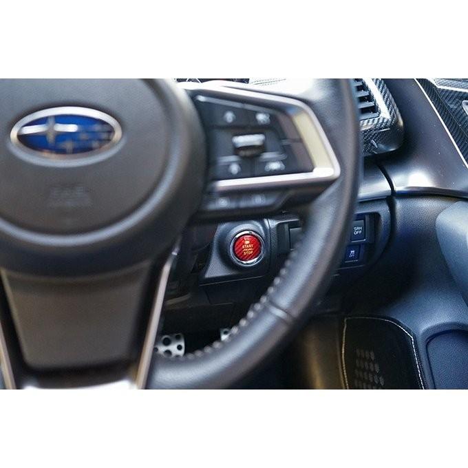 の*り様 ドライカーボン製プッシュスタートスイッチパネルスバル WRX S4