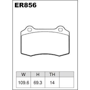 ERST 　   V70 R-AWD（SB5254AW／brembo）　　「BRAKE PAD REAR」　リヤ ブレーキパッド｜nanikore｜02