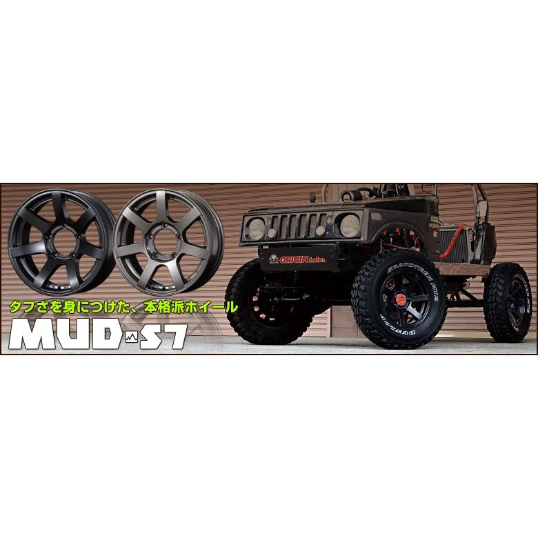 MUD-S7 Jimny 16インチ 5.5J +20 マットブラック : 何コレクション