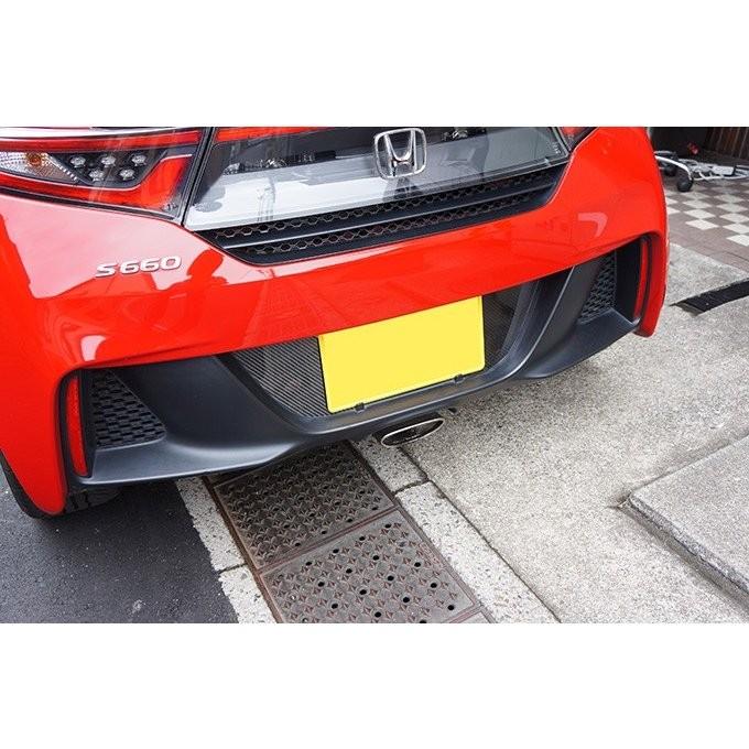 ホンダ S660専用（JW5） ドライカーボン製 リアライセンスプレート