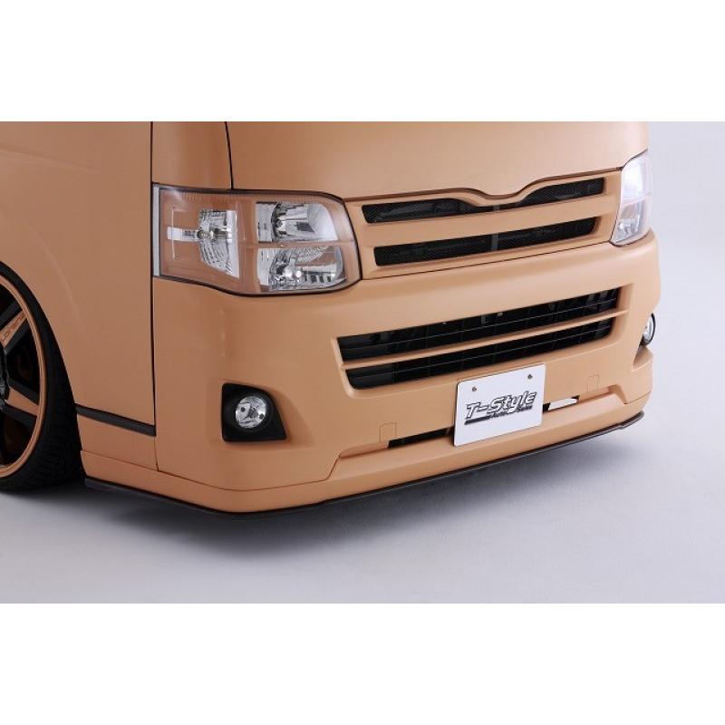 T-STYLE ハイエース 3型4型エアロ フロントグリル(3型ナロー) 未塗装