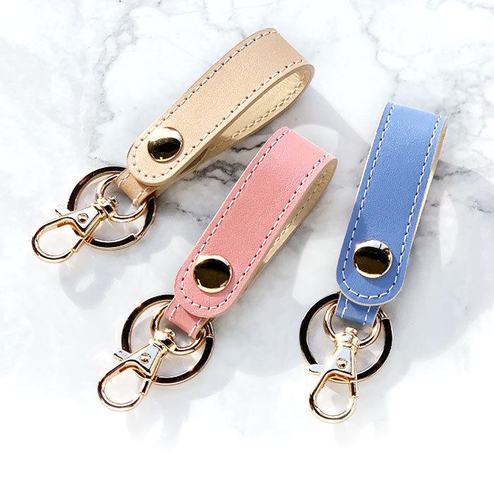 キーホルダー キーリング かわいい 本革 レザー パステル 日本製 おしゃれ プレゼント レディース ボタン 留め具 かわいい Pstlkr ナニワのビジネスマン 通販 Yahoo ショッピング